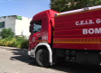 Controlado el incendio de una empresa de residuos en Marchamalo