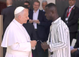 El papa visita un centro de Cáritas dedicado a personas sin hogar y en situación de exclusión social