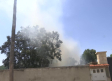 Se incendia una parcela en Huerta de Monroy en Albacete