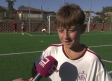 En los campamentos de fútbol los chavales viven con intensidad la espera de la final del Mundial