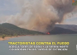 Tractoristas contra el fuego del incendio de La Mierla - 20/07/2026