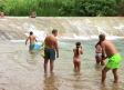 Nos refrescamos en la Presa Bermeja de Liétor