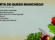 Receta de corzo con uvas y espárragos y postre de tarta de queso manchego