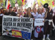 Ceuta se manifiesta en Madrid: la Plataforma Mujeres Caballas se ha manifestado frente al Congreso