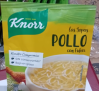 Alertan de la presencia de metal y caucho en una sopa de Knorr