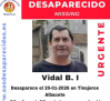 Desaparecido un hombre de 50 años en Tinajeros (Albacete)