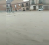 Las lluvias convierten en ríos las calles de Cebolla (Toledo)