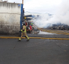 Incendio de residuos en una chatarrería en Pepino