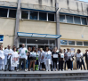 Concentración contra las agresiones a personal sanitario en Villacañas