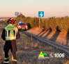 Mueren dos personas tras un choque entre dos turismos en la A-43, uno circulaba en sentido contrario