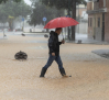 Aemet rebaja a naranja el aviso por lluvias en el litoral de Valencia