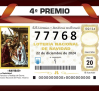 77768, primer cuarto premio, llega a Cuenca capital, Toledo y Letur