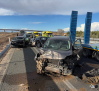 Nueve heridos, tres graves, en un accidente múltiple que ha obligado a cortar la A-30