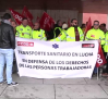 Concentraciones de los trabajadores del transporte sanitario por el "bloqueo" del convenio colectivo