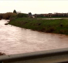 El río Jabalón se desborda