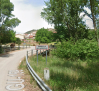 Cortada la carretera GU-159 en Pinilla de Jadraque por una balsa de agua