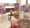 Una exposición en La Roda recoge el legado del pintor Antonio Carrilero