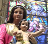 La Catedral de Albacete expone las dos imágenes restauradas de la Virgen de Loreto