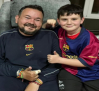 Amores denuncia el trato que recibió su hijo en el derbi Espanyol-Barca