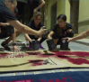 Las alfombras de serrín convierten Elche de la Sierra en "un gran museo de arte efímero"