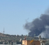 Incendio en una parcela del asentamiento del Cerro de los Palos