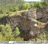 Se recupera la cascada de la laguna natural de Uña