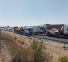 Colisión en cadena con heridos en Saelices