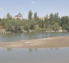 Drástico descenso del caudal del río Tajo a su paso por Toledo en las últimas horas