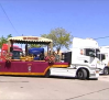 Iniesta celebra las fiestas en honor a San Cristóbal, patrón de los camioneros