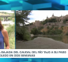Nueva bajada brusca del caudal del río Tajo a su paso por la ciudad de Toledo
