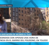 Dos incendios en el polígono de Toledo en la madrugada