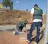 Tres detenidos por robar 1.380 kilos de cable de cobre de alumbrado en una urbanización de Albacete