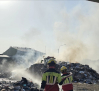 Incendio en una planta de reciclaje en Talavera de la Reina
