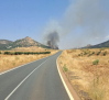 Cortada la carretera CR-504 por un incendio en Aldea del Rey (Ciudad Real)