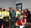 Pedro Sánchez comienza sus visitas en el Centro Operativo de Orense
