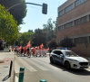 Marcha de los trabajadores de Eserman en Puertollano para reclamar la subrogación de la plantilla