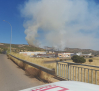 Incendio forestal activo en Puertollano