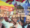 Condenan la aparición de pintadas en la sede del PP de Castilla-La Mancha en Toledo