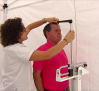 Pruebas médicas en la Plaza Mayor de Ciudad Real para detectar enfermedades cardiovasculares