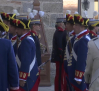 Tradicional relevo de guardia en el Alcázar de Toledo