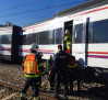 Suspendida la circulación entre Guadalajara y Madrid por el descarrilamiento de un tren de cercanías