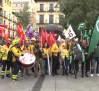 Continúan las protestas de los bomberos forestales de GEACAM