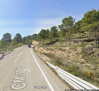 Cortada la carretera CM-3217 tras la salida de vía de un camión en Tazona, pedanía de Socovos (Albacete)