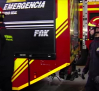 De guardia con los bomberos