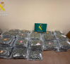 Intervenidos 153 kilos de marihuana envasada al vacío en una furgoneta en la A-42, a la altura de Cabañas de la Sagra