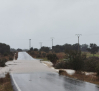 Arroyos desbordados e inundaciones obligan a cortar carreteras en Agudo y en Chillón