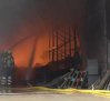 Incendio de una nave industrial en Borox