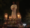 El Cristo Nazareno Cautivo procesiona por el barrio del Polígono de Toledo