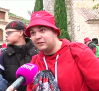 Jóvenes con discapacidad intelectual participan en una jornada de senderismo en Caspueñas