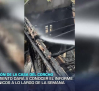 La cubierta de la Casa de Corcho de Toledo, totalmente destruida